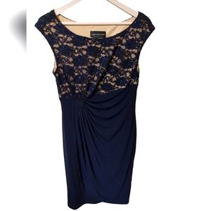 Stunning Floral Print Lace Dress